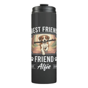 Beste vriend Alfie hondenliefhebber Thermosbeker