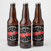 Beste vriend Amigos Bier Etiket (Flessen)