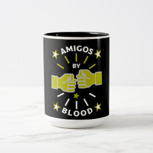 Beste vriend Amigos Tweekleurige Koffiemok