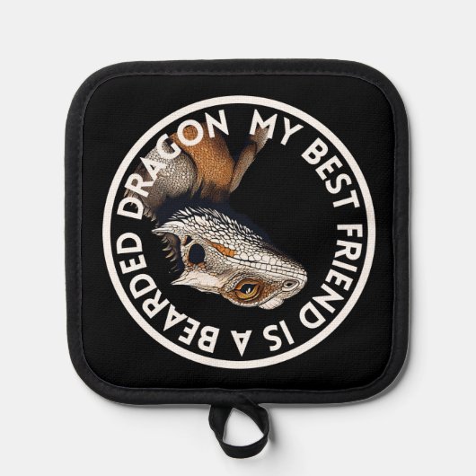 Beste vriend Bearded Dragon Pannenlap (Voorkant)