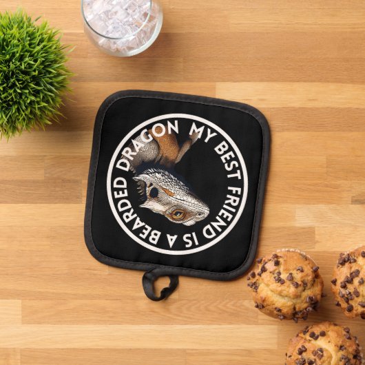 Beste vriend Bearded Dragon Pannenlap (Top down)