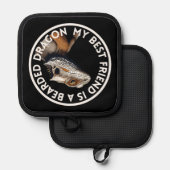 Beste vriend Bearded Dragon Pannenlap (Voorkant / Achterkant)