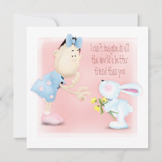 Beste vriend, bedankt creditcard (Voorkant)