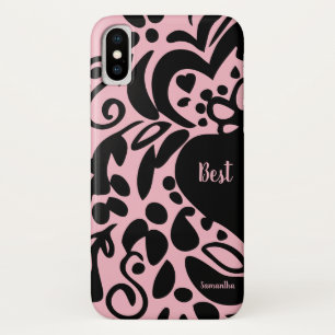 Beste vriend   Beste halve   Trendy Pattern Case-Mate iPhone Case
