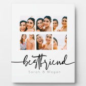 Beste vriend bestie 6 foto collage gift fotoplaat (Voorkant)