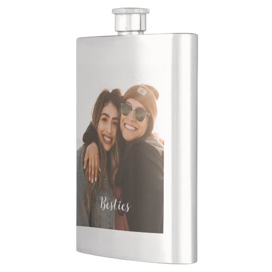 Beste Vriend Besties Aangepaste Foto Flacon (Links)