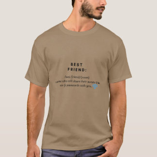 Beste vriend betekent jongen t-shirt