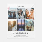 Beste Vriend BFF Cadeau Foto Fleece Deken (Voorkant)