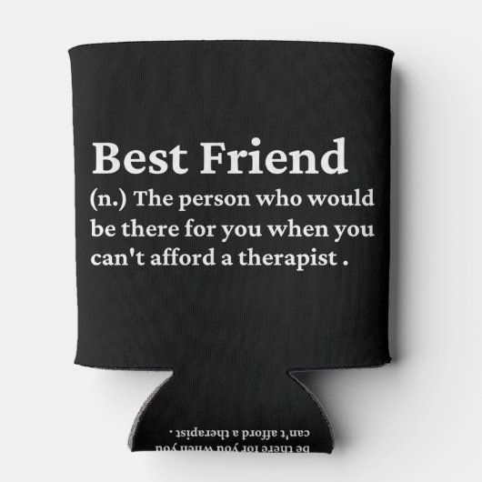 Beste vriend blikjeskoeler (Achterkant)