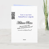 Beste vriend Blue Hydrangea 2480-- of elke gelegen Kaart (Achterkant)