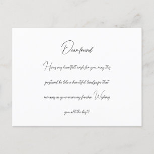 Beste vriend briefkaart