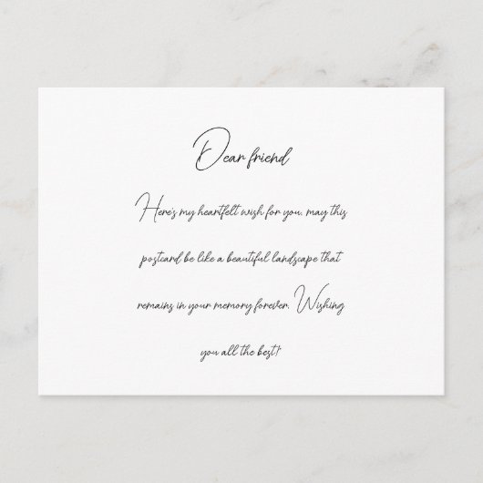 Beste vriend briefkaart (Voorkant)