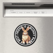 Beste Vriend Bunny Konijn Magneet (Insitu (Vaatwasser))