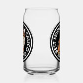 Beste vriend Calico Cat Blikvorm Glas (Links)