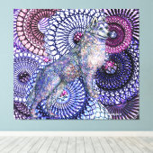 Beste vriend canvas afdruk (Insitu (Houten vloer))