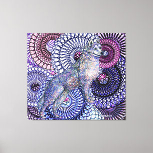 Beste vriend canvas afdruk
