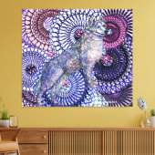 Beste vriend canvas afdruk (Insitu (Woonkamer))