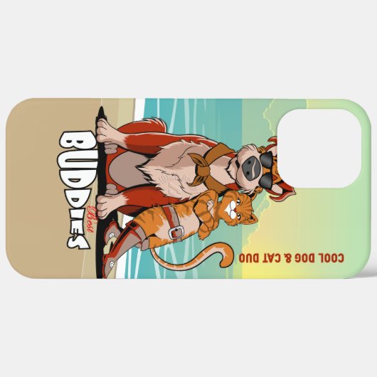 Beste vriend Case-Mate iPhone case (Achterkant (horizontaal))