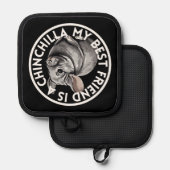 Beste vriend Chinchilla Pannenlap (Voorkant / Achterkant)