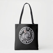 Beste vriend Chinchilla Tote Bag (Voorkant)