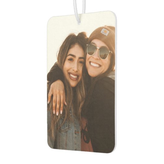 Beste Vriend Custom Photo Creëer uw eigen auto Luchtverfrisser (Links)