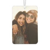 Beste Vriend Custom Photo Creëer uw eigen auto Luchtverfrisser (Achterkant)