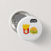 Beste Vriend Cute Eten Ronde Button 3,2 Cm (Voorkant /achterkant)