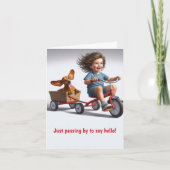 Beste vriend Dachshund Kaart (Voorkant)