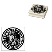 Beste vriend Dachshund Rubberstempel (Gestempeld)