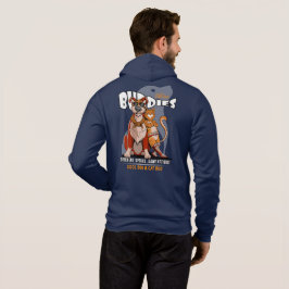 Beste vriend (donkere modus) | Heren full-zip Hoodie