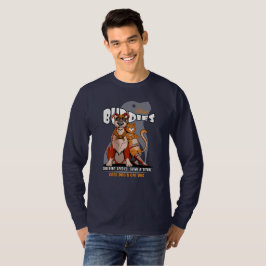 Beste vriend (donkere modus) | Heren lange mouw T-shirt