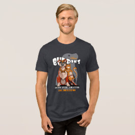 Beste vriend (donkere modus) | Heren Tri-Blend Shirt