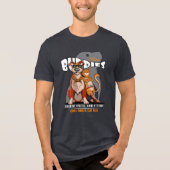 Beste vriend (donkere modus) | Heren Tri-Blend Shirt (Voorkant)