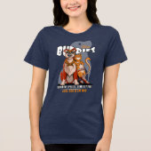 Beste vriend (donkere modus) | Vrouwen Tri-Blend Shirt (Voorkant)