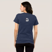 Beste vriend (donkere modus) | Vrouwen Tri-Blend Shirt (Achterkant volledig)