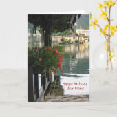 Beste vriend, een fijne verjaardag kaart (Gele Bloem)