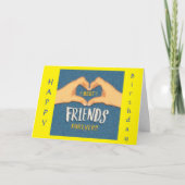 **BESTE VRIEND** EEN SPECIALE WENS OP UW GROTE DAG KAART (Voorkant)