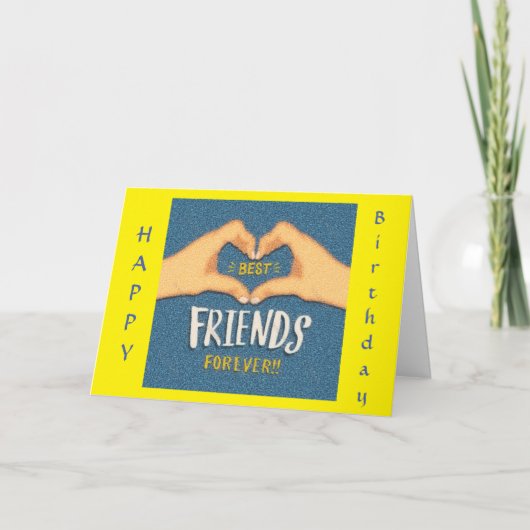 **BESTE VRIEND** EEN SPECIALE WENS OP UW GROTE DAG KAART (Voorkant)