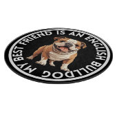 Beste vriend Engelse Bulldog Snijplank (Hoek)