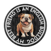 Beste vriend Engelse Bulldog Snijplank (Voorkant)