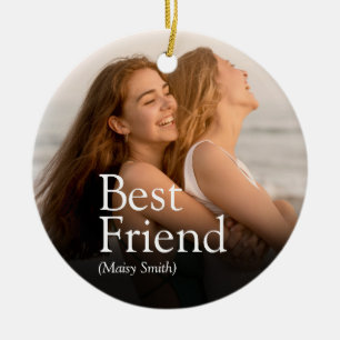 Beste Vriend Foto BFF Beste Vriendin Definitie Mod Keramisch Ornament