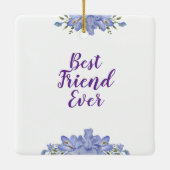 Beste Vriend foto collage Ornamenten (Achterkant)