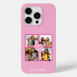 Beste vriend foto collage telefoonhoesjes iPhone 15 pro case