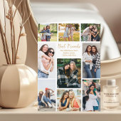 Beste Vriend Fotocollage  Bericht Kaart