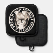 Beste Vriend Frans Lop Konijn Pannenlap (Voorkant / Achterkant)