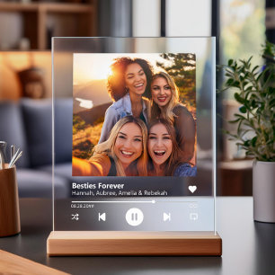 Beste vriend Gepersonaliseerde Acryl Song Foto Pla Acryl Bord