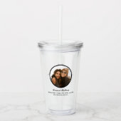 Beste Vriend Gift Bestie BFF Fotobericht Acryl Drinkbeker (Voorkant)