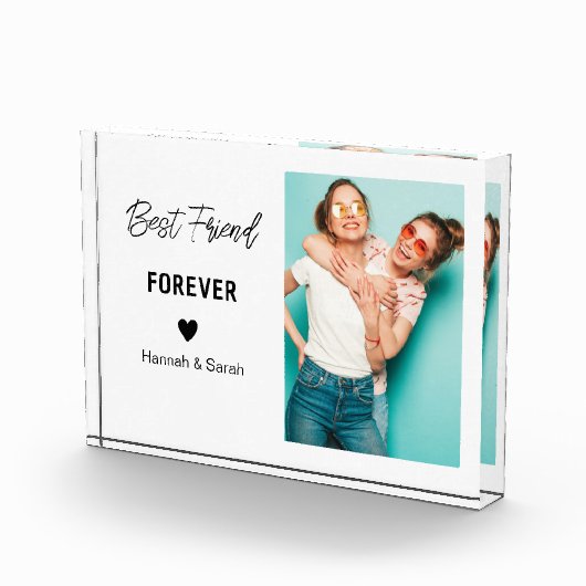 Beste Vriend Gift Gepersonaliseerde Giften voor Ha Fotoblokken (Rechts)