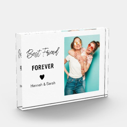 Beste Vriend Gift Gepersonaliseerde Giften voor Ha Fotoblokken (Links)