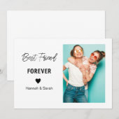 Beste Vriend Gift Gepersonaliseerde Giften voor Ha Kaart (Voorkant / Achterkant)